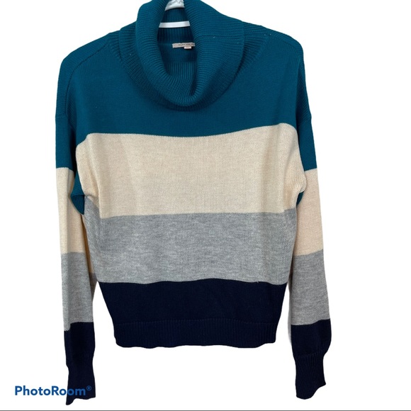 Skies Are Blue Sweaters - 🥑5/$25 skies are blue striped cowl neck sweater S